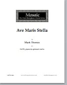 Ave Maris Stella SATB choral sheet music cover